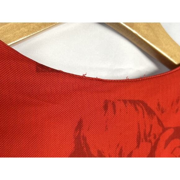 Edikted Dolls Kill Pop Art Girly Goth Red Cutout Bodycon Mini Dress Size S - Picture 4 of 9